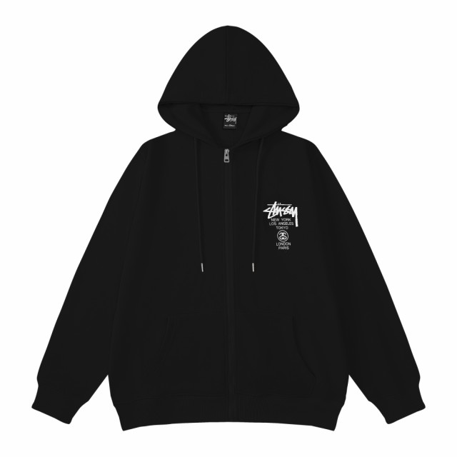 STUSSY ステューシー ジップアップ スウエット パーカー プルオーバー